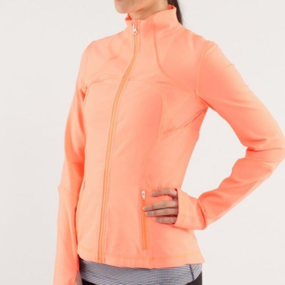 Lululemon Forme Jacket Coral Size 12